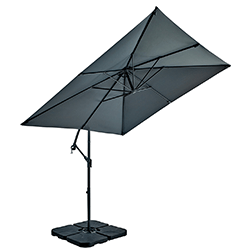 Extra image of Hartman Mediterranean 2.5m Square Cantilever Parasol - Grey
