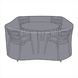 Small Image of Hartman Titan 4 Seater Round Set Cover
