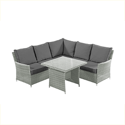 Extra image of EX-DISPLAY / COLLECTION ONLY Hartman Westbury Square Corner Sofa Lounge Set in Ash / Slate - NO STOOLS