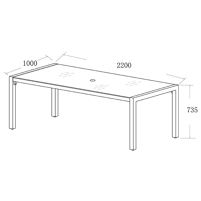 Table dimensions image