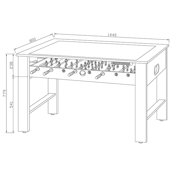 Table dimensions image