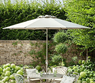Image of Hartman 2.5m Traditional Parasol in Wheatgrass