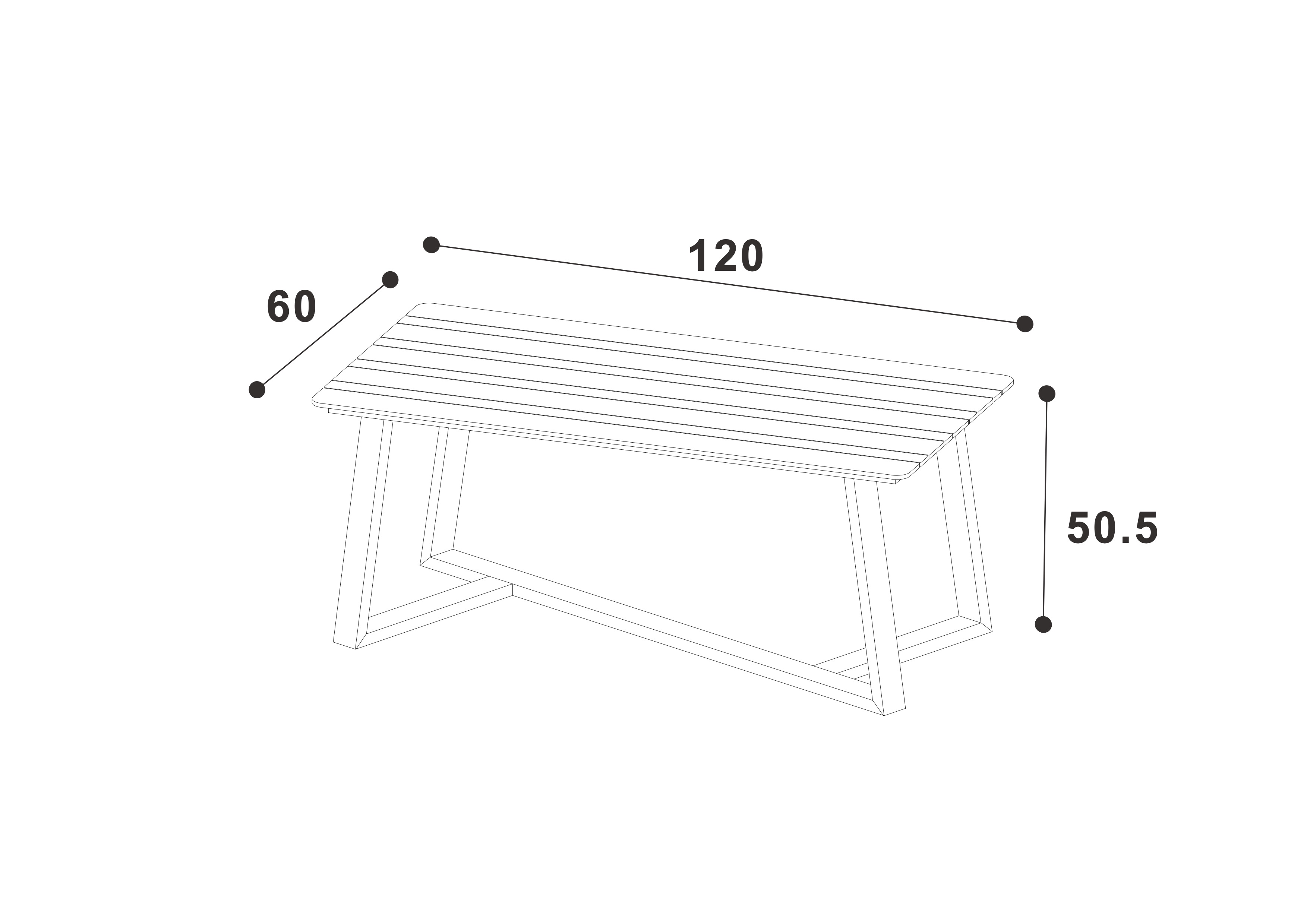 Table dimensions image