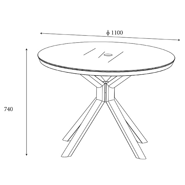 Table dimensions image