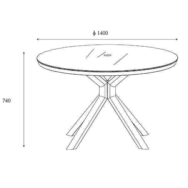 Table dimensions image