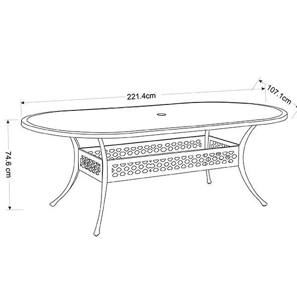Table dimensions image