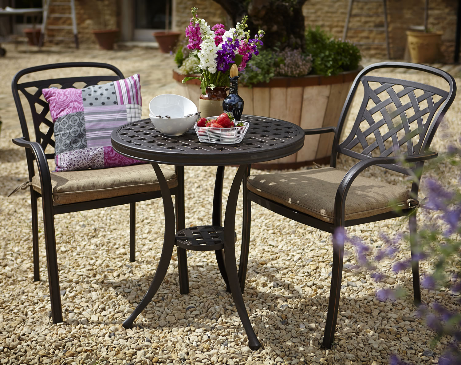 Berkeley Cast Aluminium Garden Bistro Furniture Set - £289 ...