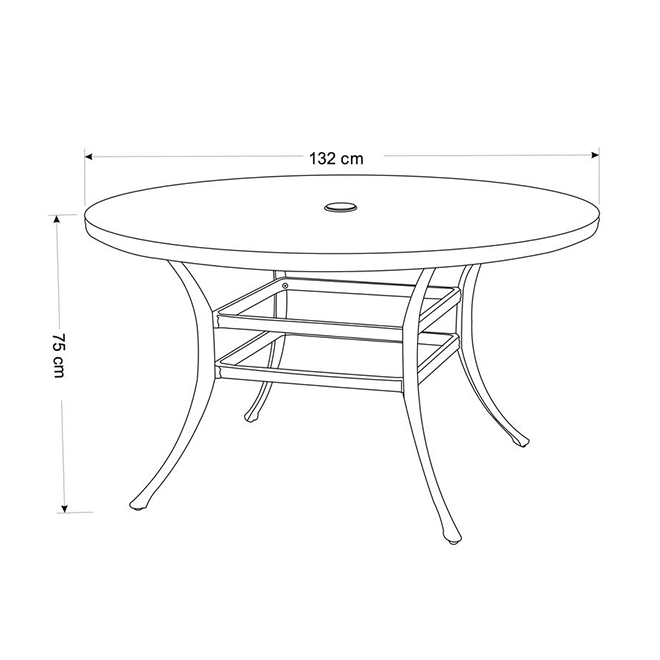 Table dimensions image
