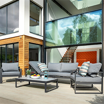 Image of Hartman Vienna Lounge Sofa Set with Integrated Lounger