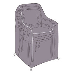 Small Image of Hartman Stacking Dining Chair Cover