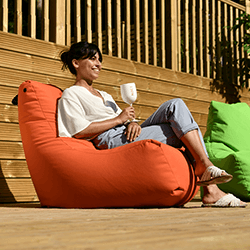 Extra image of Extreme Lounging Mighty B Bag in Orange