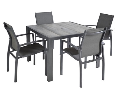 Hartman Georgia 4 Seat Dining Set without Parasol - £658.77 ...