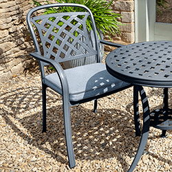 Image of Hartman Berkeley Dining Chair in Antique Grey / Platinum