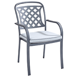 Extra image of Hartman Berkeley Dining Chair in Antique Grey / Platinum