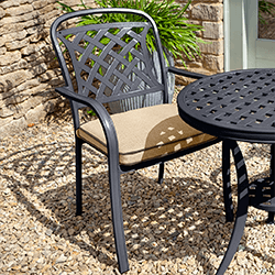 Image of Hartman Berkeley Dining Chair in Bronze/Amber
