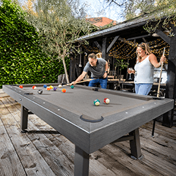 Image of Hartman Crucible Dining & Games Set - Nickel / Smoke