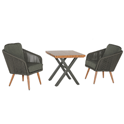 Extra image of Hartman Eden 2 Seater Bistro Set in Juniper / Moss