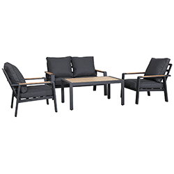 Extra image of Hartman Sonas 2 Seat Sofa Lounge Set in Matt Xerix / Harris