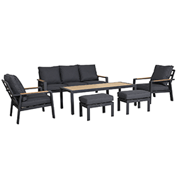 Extra image of Hartman Sonas 3 Seat Lounge Set in Matt Xerix / Harris
