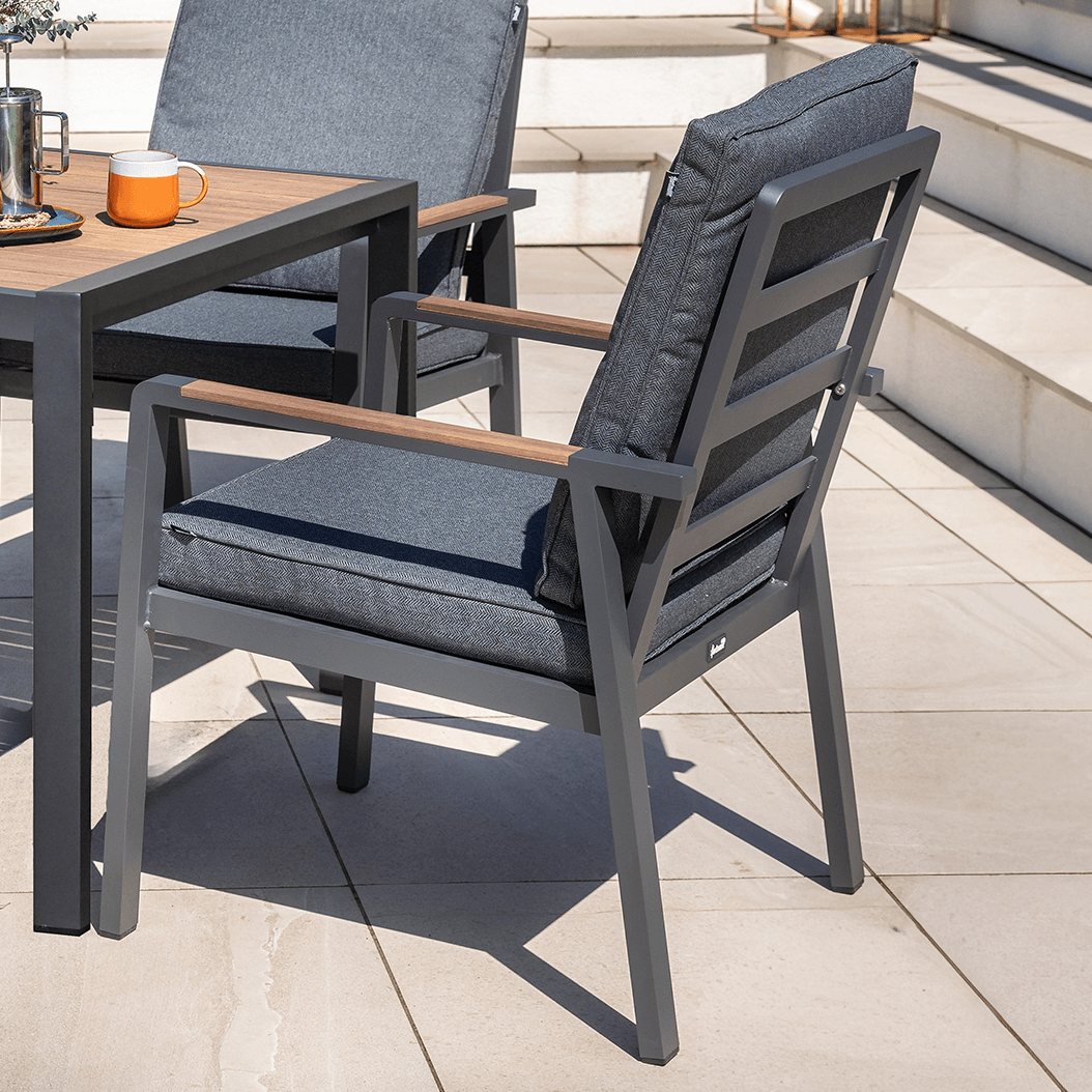 Image of Hartman Sonas Dining Chair with Cushions in Matt Xerix / Harris