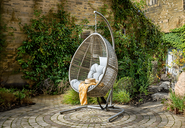 Image of Hartman Heritage / Westbury Cocoon Egg Chair in Beech / Dove