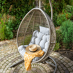 Extra image of Hartman Heritage / Westbury Cocoon Egg Chair in Beech / Dove