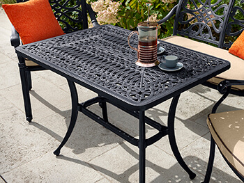 Image of Hartman Capri Rectangular Tall Casual Coffee Table in Bronze