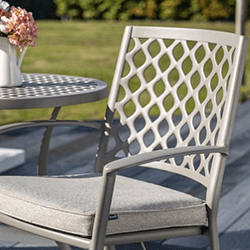 Extra image of Hartman Avebury Bistro Set with Ceramic Table in Crimini / Moon