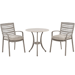 Extra image of Hartman Lyra Bistro Set in Crimini / Moon