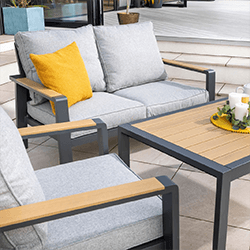 Extra image of Hartman Sonas 2 Seat Sofa Lounge Set in Matt Xerix / Haze