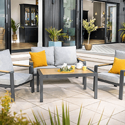 Extra image of Hartman Sonas 2 Seat Sofa Lounge Set in Matt Xerix / Haze