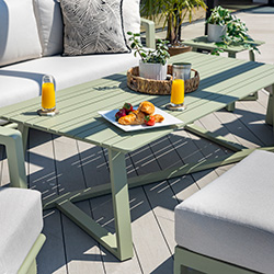 Extra image of Hartman Alora 3 Seat Sofa Lounge Set in Sage / Moon