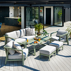 Extra image of Hartman Alora 3 Seat Sofa Lounge Set in Sage / Moon
