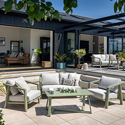 Image of Hartman Alora 2 Seat Sofa Lounge Set in Sage / Moon