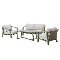 Extra image of Hartman Alora 2 Seat Sofa Lounge Set in Sage / Moon