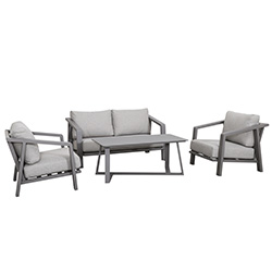 Extra image of Hartman Alora 2 Seat Sofa Lounge Set in Taupe / Moon