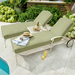Image of Hartman Amalfi Lounger Duet Set in Maize / Wheatgrass