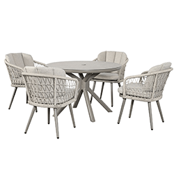 Extra image of Hartman Aries 4 Seat Round Dining Set