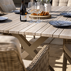 Extra image of Hartman Arley 8 Seater Weave Rectangular Dining Set