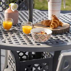 Extra image of Hartman Avebury 4 Seat Dining Set in Crimini / Moon