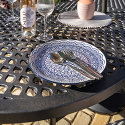 Extra image of Hartman Avebury 6 Seat Oval Dining Set in Bronze / Oatmeal