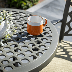 Extra image of Hartman Avebury Bistro Set in Antique Moss / Wheatgrass