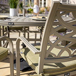 Extra image of Hartman Buxton 6 Seat Dining Set in Maize / Wheatgrass - No Parasol