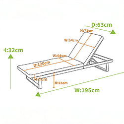 Extra image of Hartman Cosmopolitan Lounger - Xerix/Slate