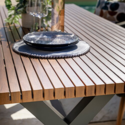 Extra image of Hartman Eden 6 Seat Rectangular Dining Set in Moss / Juniper