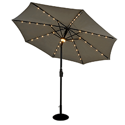 Extra image of Hartman Elite 3m Round Parasol - Xerix/Pewter