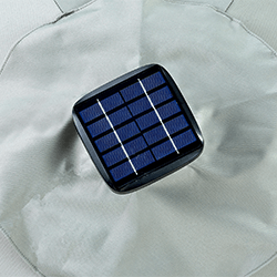 Extra image of Hartman Elite 3m Round Parasol - Xerix/Pewter