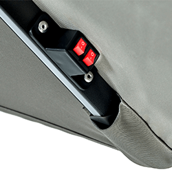 Extra image of Hartman Elite 3m Round Parasol - Xerix/Pewter