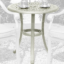 Small Image of Hartman Amalfi 62cm Round Bistro Table in Maize