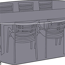 Image of Hartman Aurora 8 Seat Rectangular Set Cover